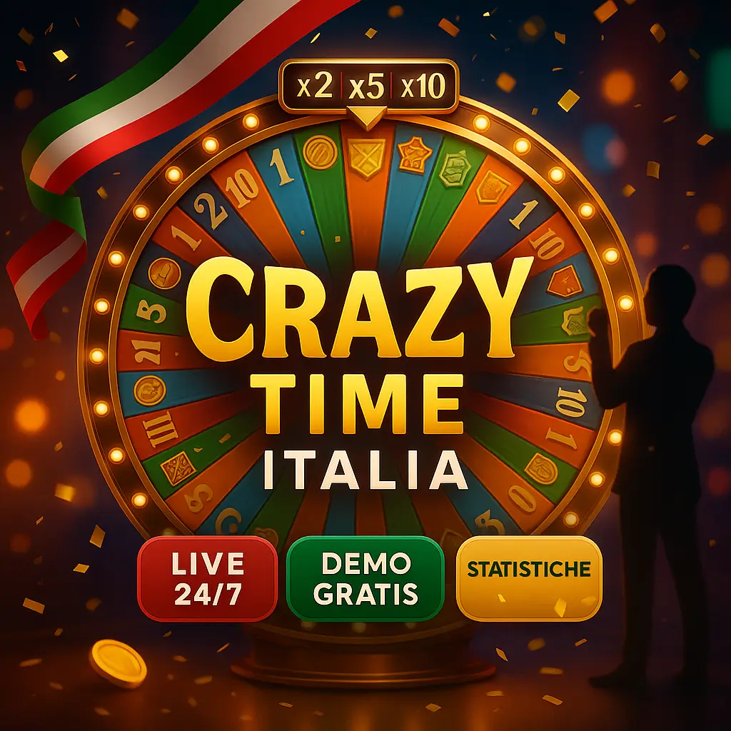 Crazy Time Ruota 54 Segmenti Italia
